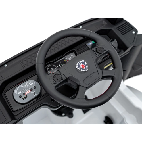 Ciężarówka TIR na akumulator Scania R-SERIE Biały HL698